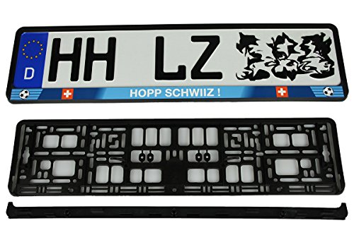 kennzeichenhalterung Matrícula Soporte Matrícula Marco em2016 Suiza