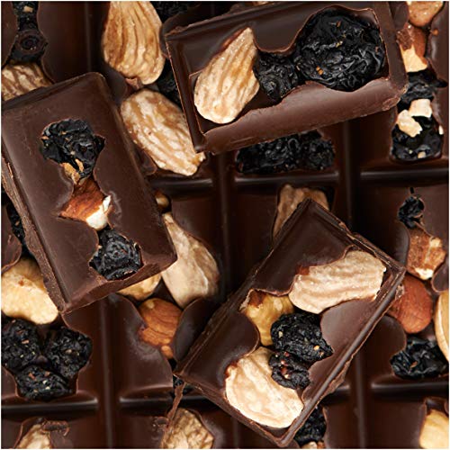 Nestlé L'Atelier Pure Chocolade Reep Bosbes Hazelnoot Amandel - voordeelverpakking - doos met 10 chocoladerepen - Afbeelding 4