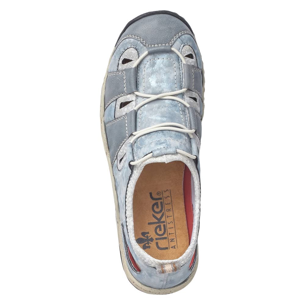 Rieker Damen Slip-On Sneaker L0539, Frauen Halbschuhe, lose Einlage