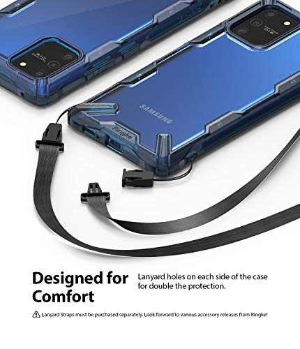 Ringke Fusion-X Compatible With Galaxy S10 Lite Case (2020), Clear Back Heavy Duty Shockproof Tpu Rugged Bumper Phone Cover - Space Blue #TOP6