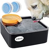 Large Dog Water Fountain, 2 Gallon Water Fountain for Dog Inside, Large Pet Water Fountain for Cats,...