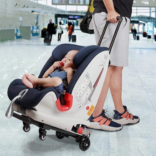 Image of Car Seat Trolly, Go Carts for Kids,Car Seat Carrier for Airport with Wheels and Compact Fold Travel