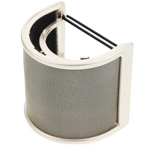 Abaodam Copertura Anti-vento per Microfono in Rete Filtro Anti-pop per Microfono Protezione Multifunzione per Installazione Facile