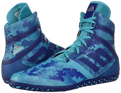 Adidas Impact Wrestling Shoes - Turquoise Camo - 12 #TOP6