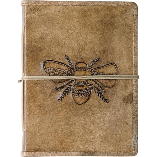 Primitives by Kathy Leather Bound Journal featuring an Intricate debossed