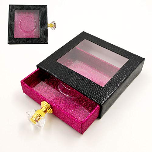 HBZGTLAD NEW10pcs 10-25mm Eyelashes Packing Boxes Gift box Lashes Package Storage Cases Makeup Cosmetic Case Mink False Eyelash (CLA-A05)