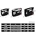 iN. Multi-Pocket Travel Handbag Organizer Insert Large for Tote Bag Purse Liner Insert Organizer with Handles (Large, Black)