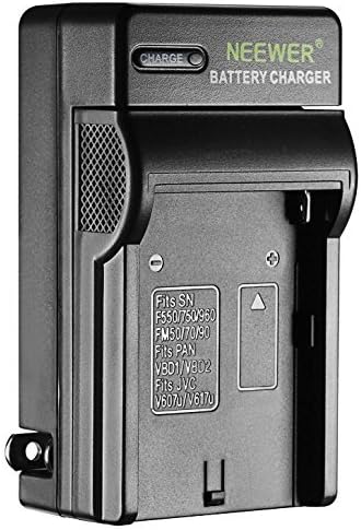 Neewer AC Wall Charger Battery Charger for Sony NP-F550/F750/F960/F330/F570 PA-VBD1 PA-VBD2 Batteries
