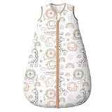 Yoofoss Baby Sleep Sack 12-18 Months, TOG 2.5 Baby Wearable Blanket with 2-Way Zipper, 100% Organic Cotton Fabric Winter Newborn Sleeping sack, Warm Soft Comfy(Large)