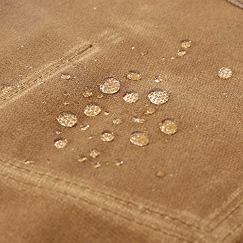 24 Pockets Wrench Roll Up Pouch, Hand Tool Roll Bag, Durable 16Oz Waxed Canvas Construction Bag For Metric Or Sae (Khaki) #TOP2