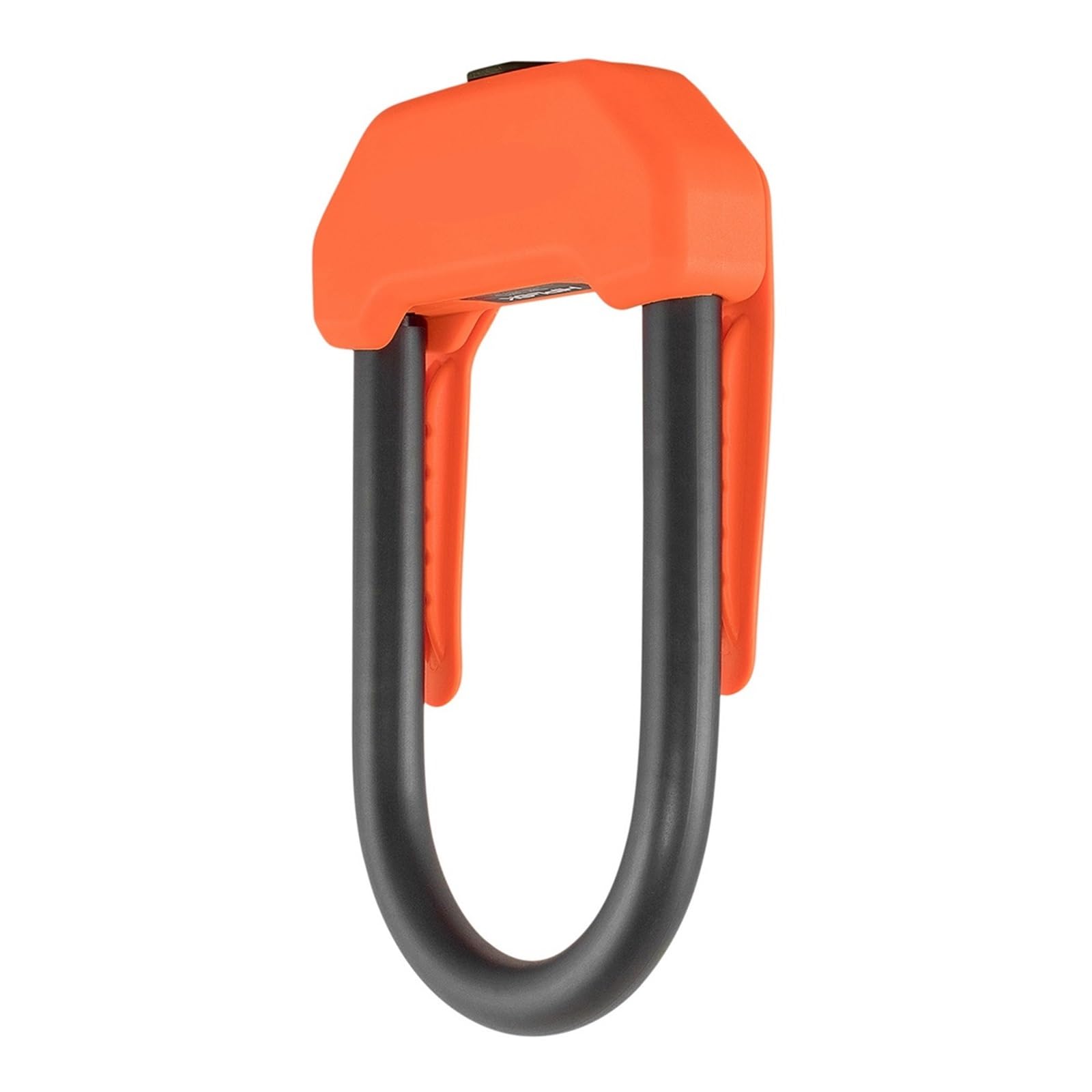 Motorcycle Handlebar Lock U Lock Cable, MTB Motorcycle Portable Zinc Alloy Helmet Motorbike Lock Security(Orange)
