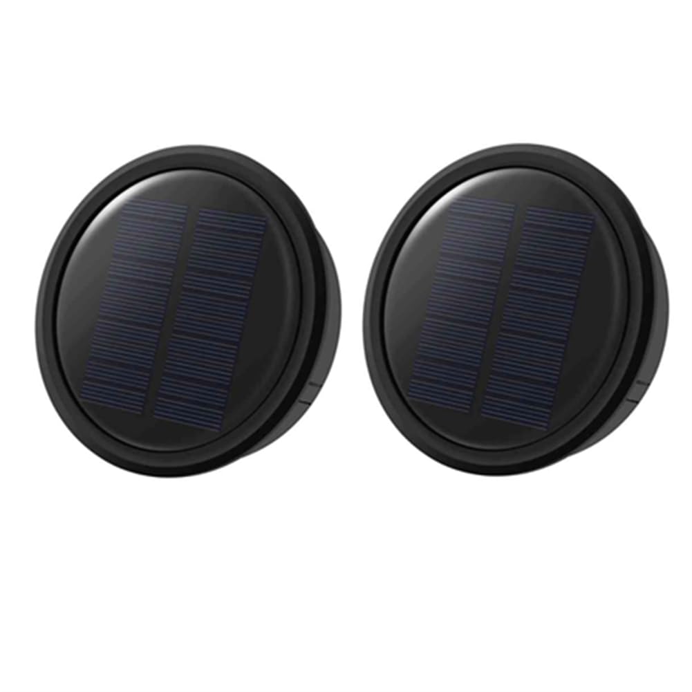 CTRLZS 2 Pack Big Solar Light Replacement Top for Outdoor Hanging Lanterns, More Powerful More Efficient