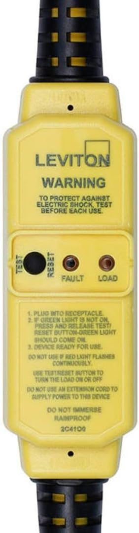 Leviton 5631-C0W 20A-120V AC Cheetah Decora Plus Quiet Rocker, Single Pole Illuminated Switch, White