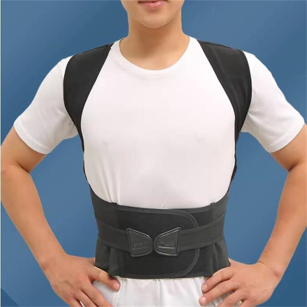 Young Students Hunchback Orthotics With Men And Women Invisible Special Correction Back Correction Belt(Small)