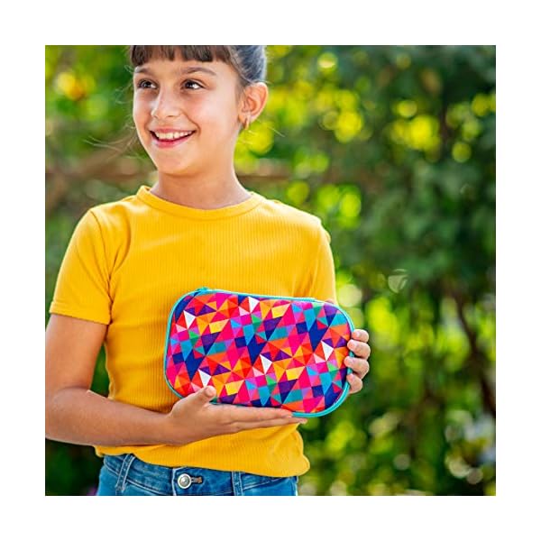 ZIPIT Colorz Box Federmäppchen, Bunte Dreiecke – Bild 6