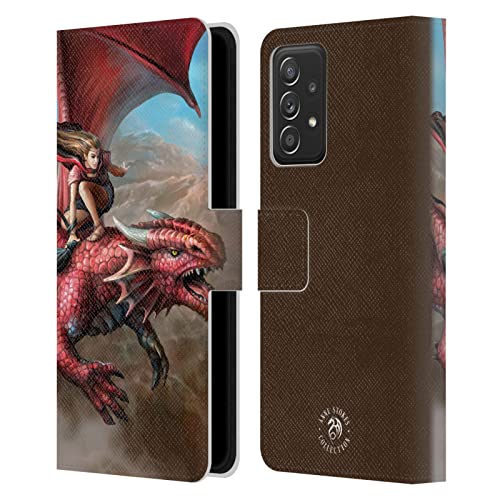 Étui portefeuille Anne Stokes Samsung A53 5G housse cuir Ciel Surfer