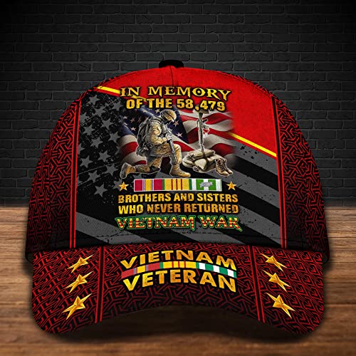 V VIBEPY Veteran Cap, Vietnam Veteran Cap, Veteran Gift, Soldier Cap