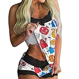 Nachtwäsche Damen Kurz Set Damen Lang Pyjama Set Winter Pyjama Negligee Schlafshirt Schlafanzug Nachthemd Sleepshirt Herbst Und Winter Dicken Warm Nachtwäsche Hausanzug für Frauen