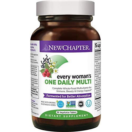 Women’s Multivitamin + Immune Support – New Chapter Every Woman’s One Daily, Fermented