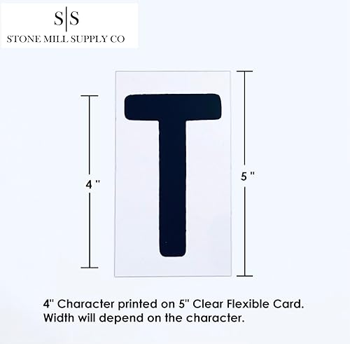 Miniatura 2 de Stone Mill Supply Co - 132 paquetes de personajes negros solo para tableros de letras XL, repisas de letras personalizables, repisas de cartas,