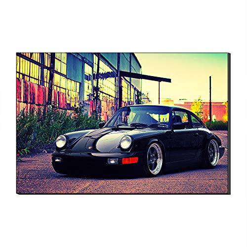 Art mural Porsche tableau de sport haut de gamme avec cadre moderne