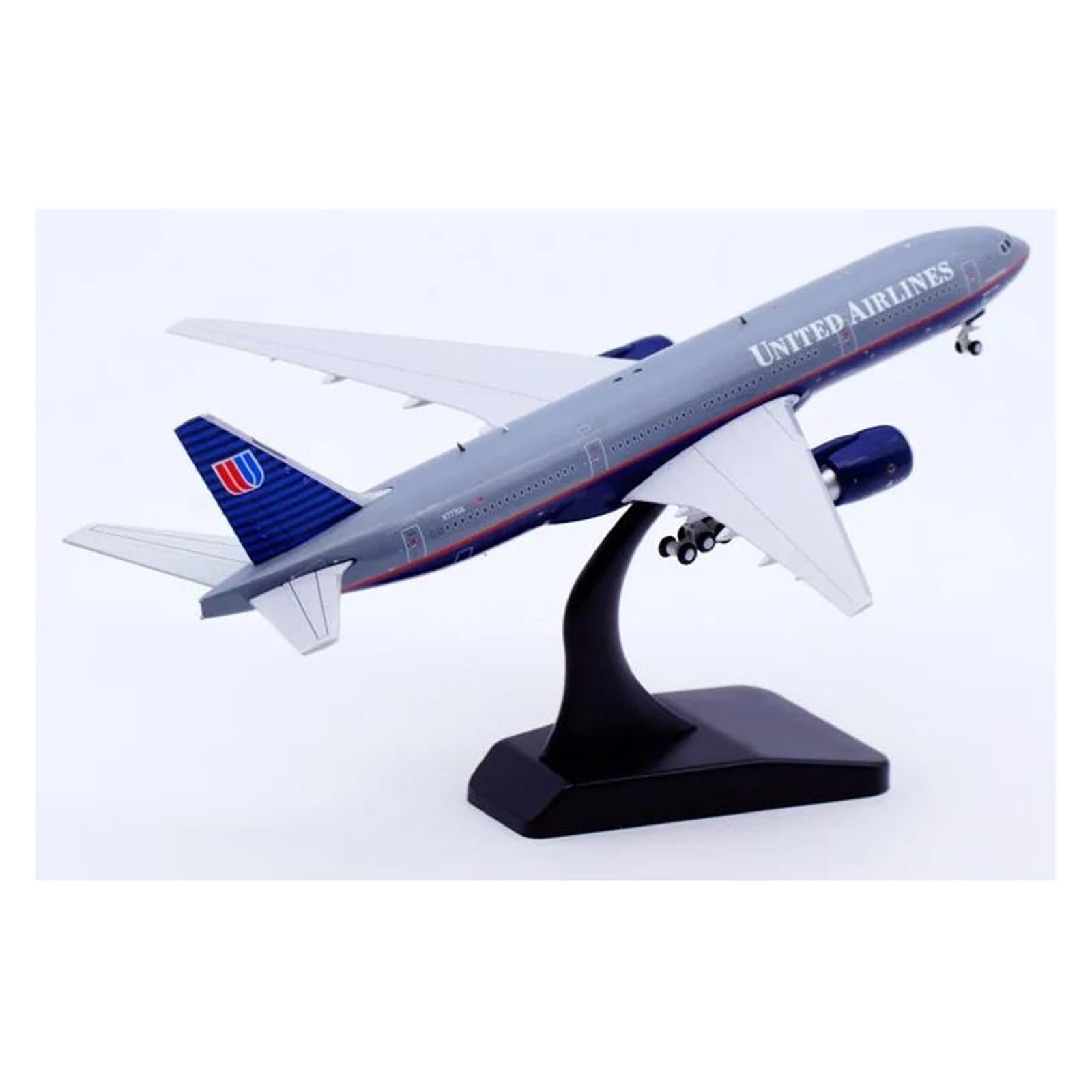 Skala samolotu 1:400 dla United Airlines Boeing B777-200 Model samolotu Diecast Alloy Model samolotu Model samolotu pasażerskiego Model nadaje się do wyświetlania