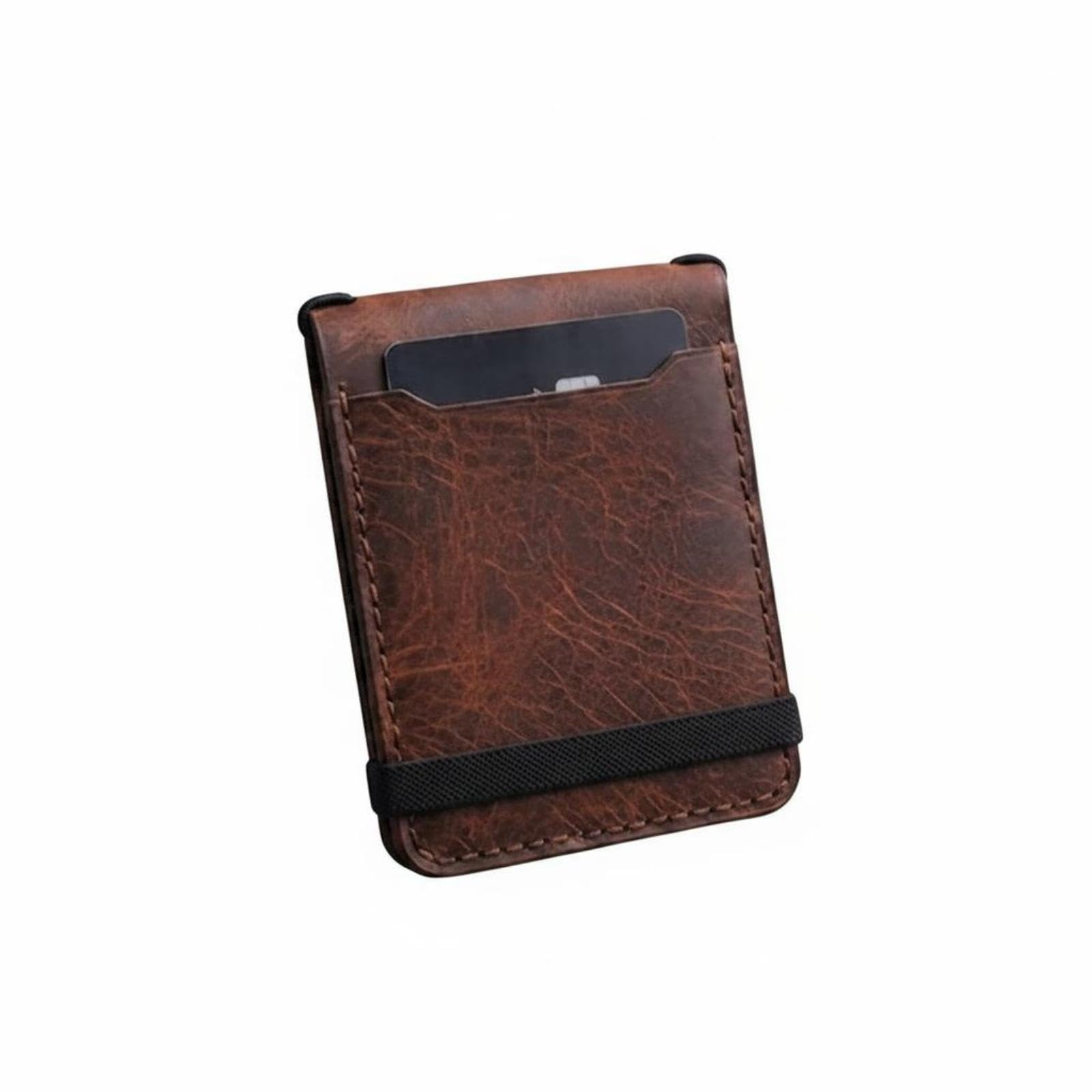 Wallet Elastic Band Short Wallet Front Pocket Personal Accessory Brown|Clothing Shoes & Accessories| Mens Accessories| Wallets-image-49