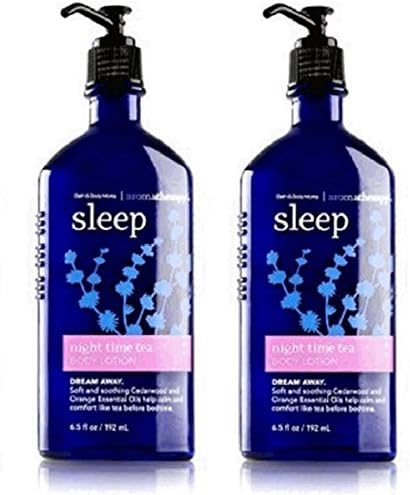 Lot of 2 Bath & Body Works Night Time Tea Body Lotion 6.5 Fl Oz