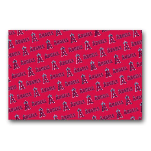 mlb anaheim angels wrapping paper