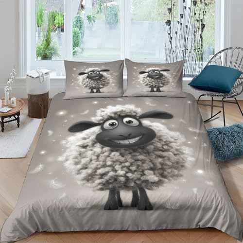 Housse de Couette Raton Laveur 3D Microfibre Légère 220x240