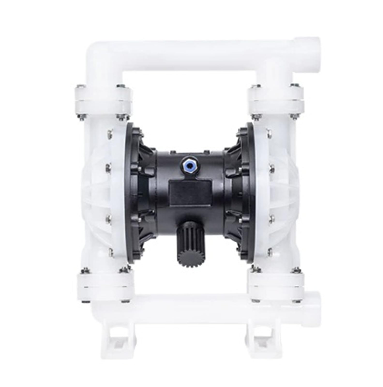 Pneumatic Diaphragm Pump QBY25 PP Plastic + F46 Diaphragm 0–2.4m³/h DN25 Internal Thread