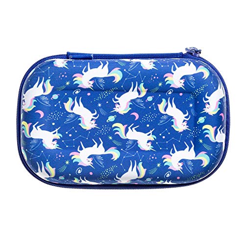Zipit Fluffy Pencil Case For Girls, Furry Unicorn Pencil Box, Large Capacity Storage Container, Sturdy With Zipper Closure (Unicorn) #TOP6
