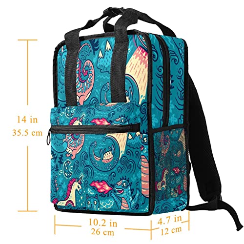 Sac à dos garçon Yeti dragon licorne, le cadeau parfait - 5