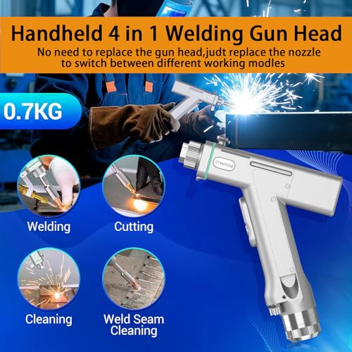 Image of Original SUP23T Laser Welding Hand Cleaning Hand-held Welding Head Welding /Cleaning /Cutting /Welding Gap Cleaning 4 in 1 Multiple Functions Portable Handheld Laser Welder
