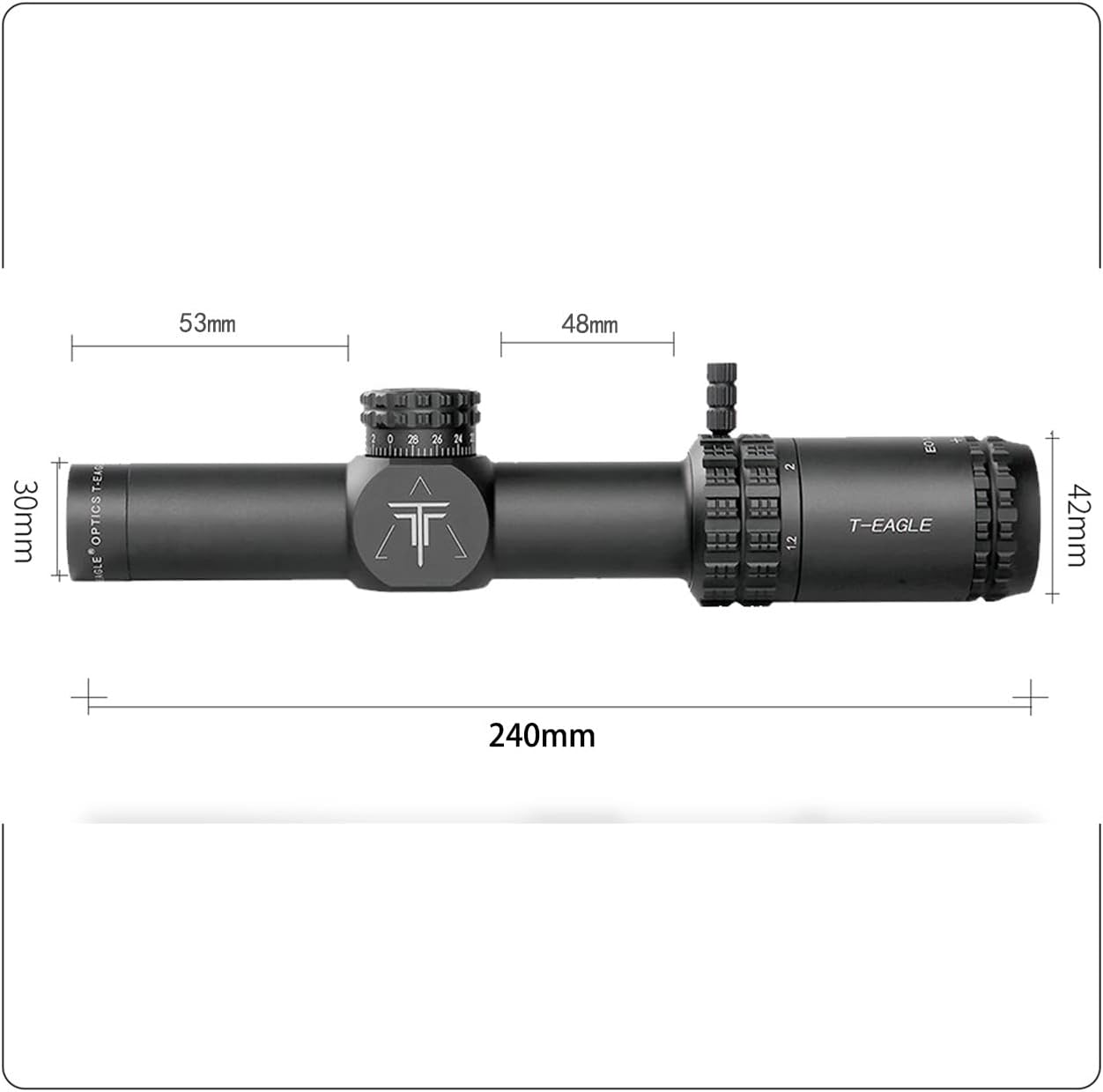 T-EAGLE 1.2-6x24IR ショートスコープ アタッチメントセット : T-EAGLE T-EAGLE 1.2-6x24IR ショートスコープ アタッチメントセット : T-EAGLE