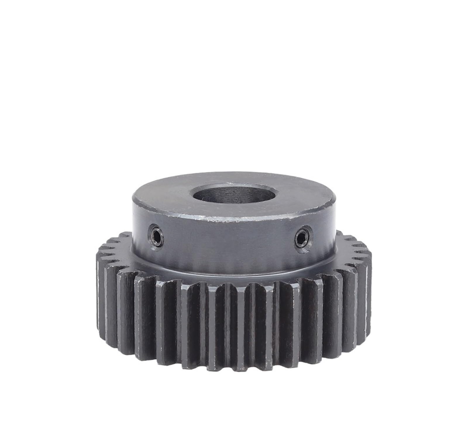 Bevel Gear Pinion Hardware Mechanical 1pcs Spur Gear 2M-32T/34T Gear Wheel Carbon Steel Teeth Height 20mm Gear Height 35mm(2M32T - Bore 19 mm)