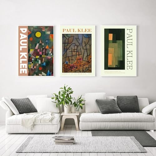 Impression sur toile Paul Klee deco murale aquarelle 30x40