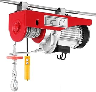 BestEquip Electric Hoist 880LBS Overhead Lift Electric Hoist 110V Electric Cable Hoist
