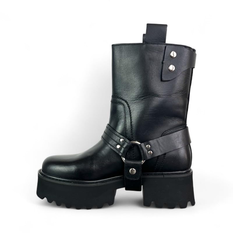 Stivaletto Cult CLW456000 CHER 4560 MID W LEATHER BLACK
