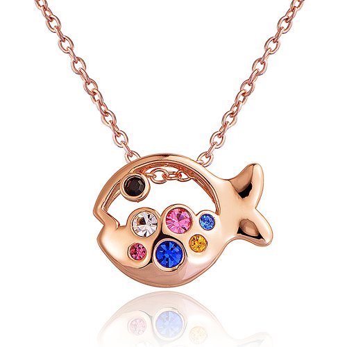 Collier poisson argent 925, offrez un cadeau symbolique à une femme