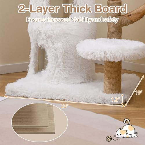 PETSITE Árbol para Gatos de Madera de 30.5 Pulgadas miniatura 7