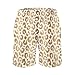 TZTTZT Gold Leopard Fashion Print Mens Swim Trunks, Quick Dry Mens Swim Board Shorts Swimwear Beach Bathing Suits