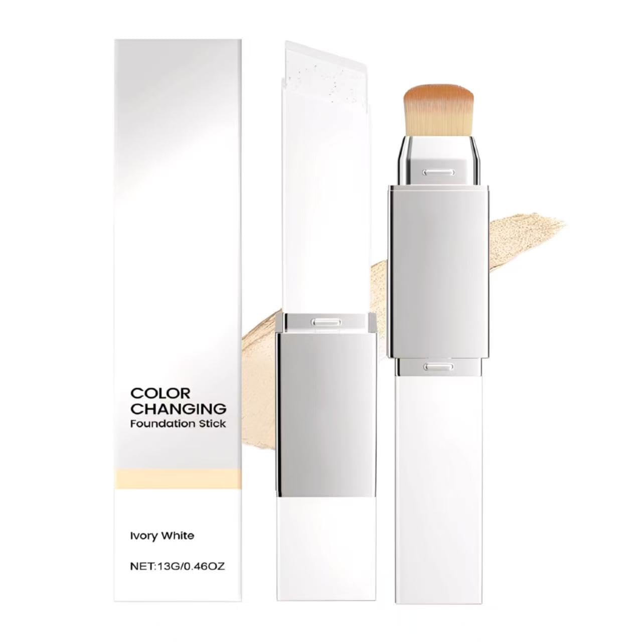 Blanc Cover Cream Stick V – Korean Color Changing Foundation Stick with Volufiline & Collagen – White Foundation Sticks for Dewy Skin–Korean Makeup Foundations Sticks with Detachable Brush (Natural) — view 9