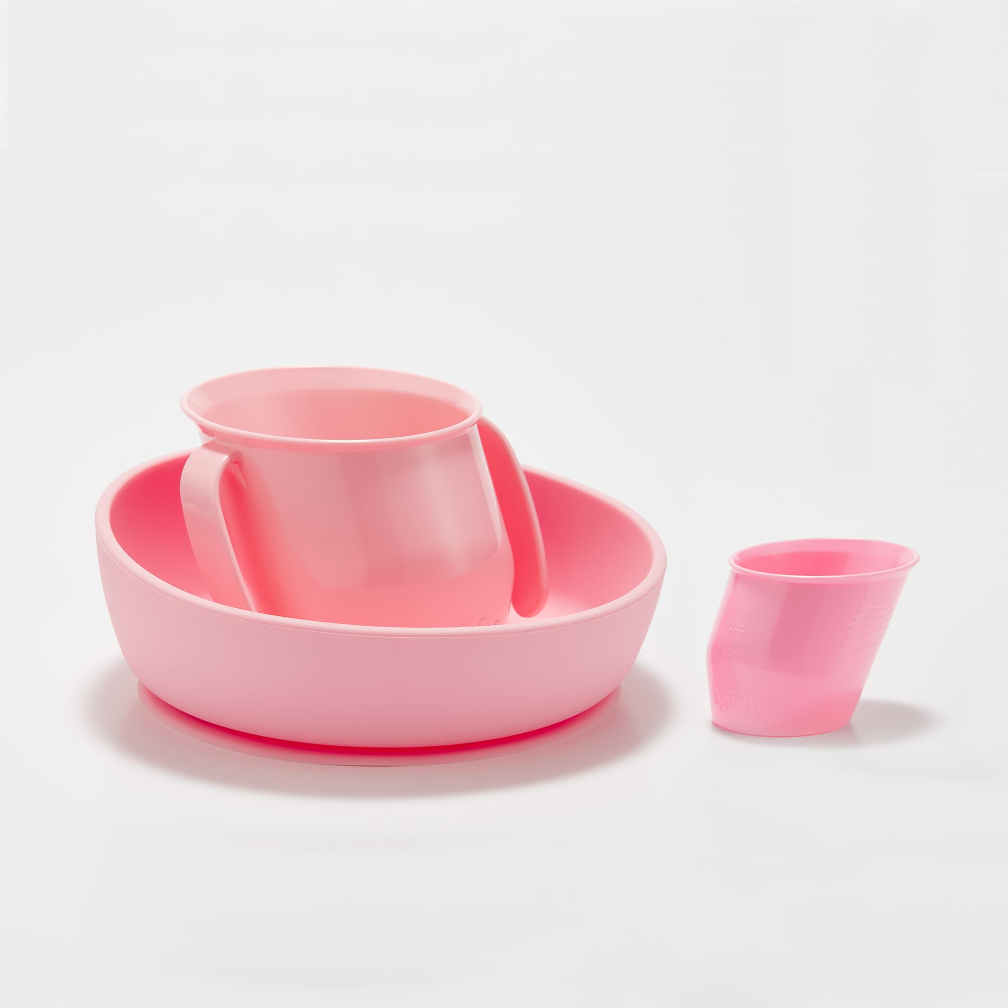 Doidy Cup and Bowl and Mini Cup Set (Pink)