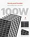 VEVOR 24V 1000W Solar Wind Power Kit, 6*100W Solar Panel + 400W Wind Turbine + 25.6V 100Ah LiFePO4 Battery + 3000W Power Inverter + MPPT Wind/Solar Hybrid Controller for Home Boat Cabin Farm Off-Grid
