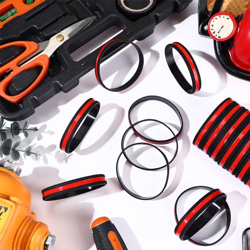 Thin Red Line Rubber Wristband Silicone Bracelet for Firefighter Awareness Support4