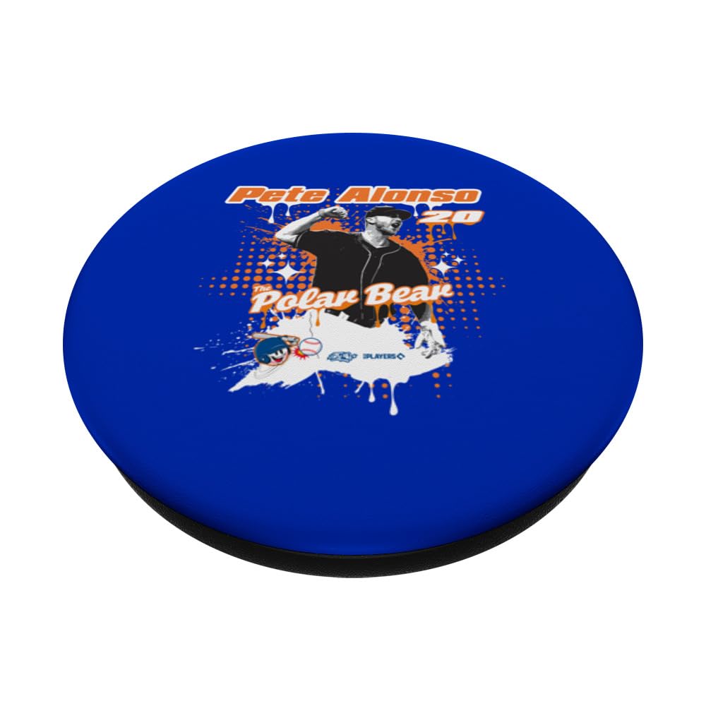 Pete Alonso New York Baseball Sket One x MLB Players PopSockets Swappable PopGrip, Black - Image 2