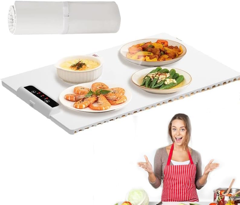 Electric Warming Tray with Adjustable Temperature, 2024 New