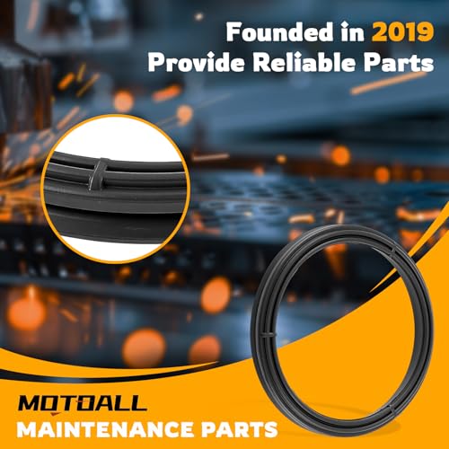 Image of MOTOALL Upper Timing Chain Cover Gasket Fit for Audi A3 A4 for VW Passat Jetta Tiguan, Black, Replaces# 06J115441A