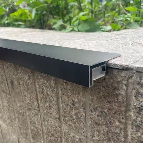 Borde de goteo de pared 250cm de aluminio 2